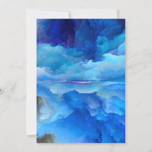 Tarjeta Festiva La colección de arte en la nube de SlipperyJoe es