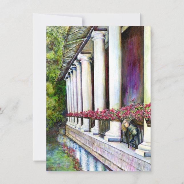 Tarjeta Festiva La comodidad es el enemigo del progreso (Anverso)