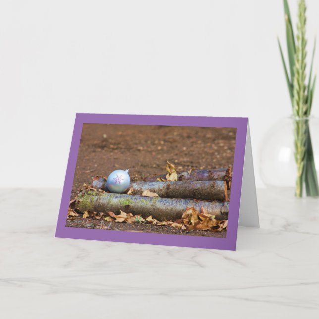 Tarjeta Festiva La conciencia de Alzheimer (Anverso)