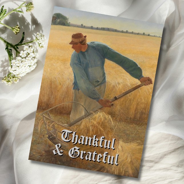 Tarjeta Festiva La cosecha de agradecimiento y agradecimiento de l (Subido por el creador)