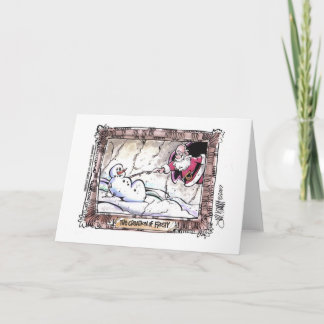 Tarjeta Festiva La creación de escarchado