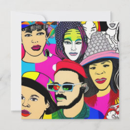 Tarjeta Festiva La diversidad es divertida