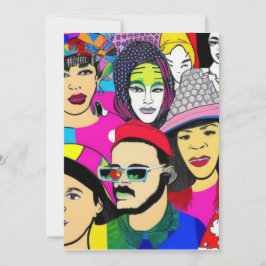 Tarjeta Festiva La diversidad es divertida