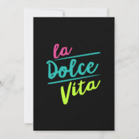 La dolce vita