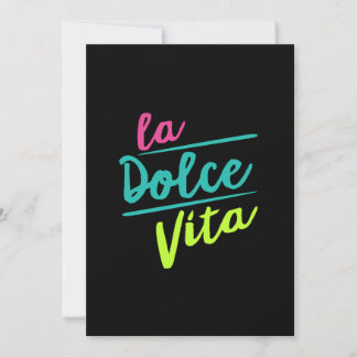 Tarjeta Festiva La dolce vita