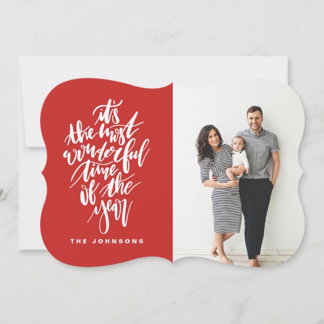Tarjeta Festiva la época más maravillosa del año... (Anverso)