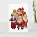 Tarjeta Festiva La espeluznante Santa Gang<br><div class="desc">La espeluznante Santa Gang</div>