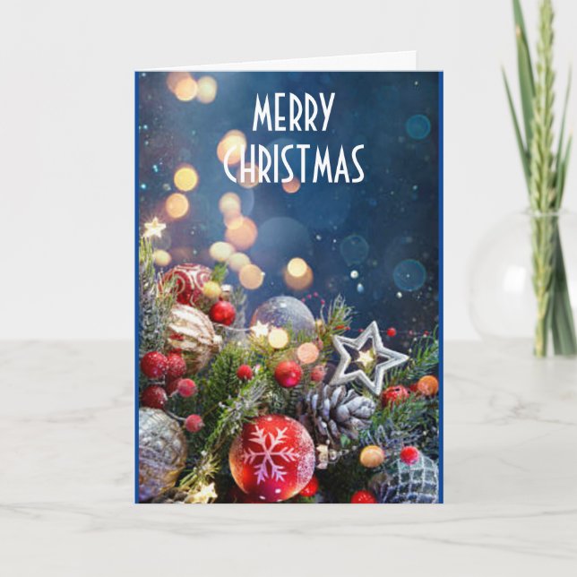 TARJETA FESTIVA LA ESPERANZA DE QUE LOS NAVIDADES SEAN LUMINOSOS/A (Anverso)