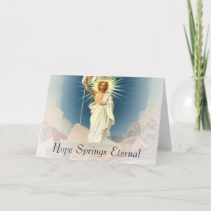 Tarjeta Festiva La esperanza salta eterno