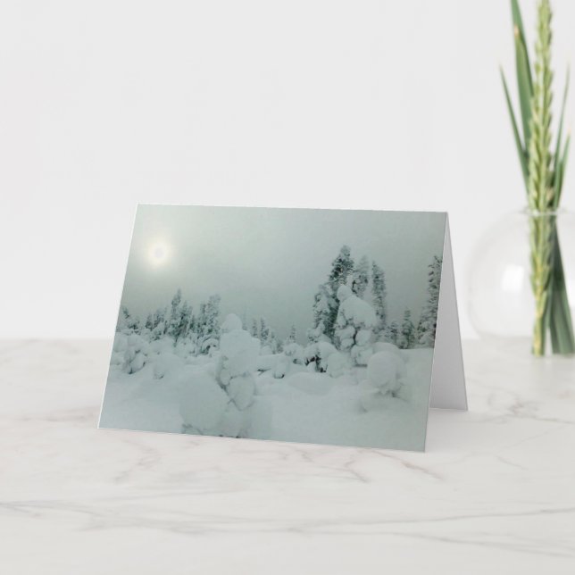 Tarjeta Festiva La estación por razón (Anverso)