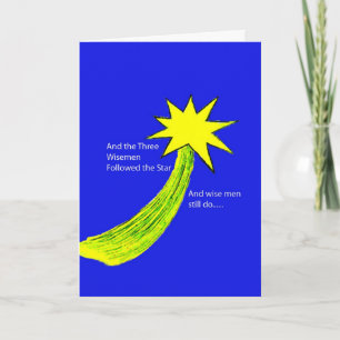 Tarjeta Festiva La estrella de Belén