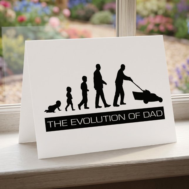 Tarjeta Festiva La evolución de papá (Subido por el creador)