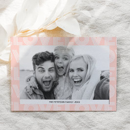 Tarjeta Festiva La familia moderna y el amor atrevido, el día de S