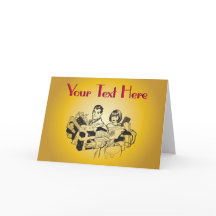 La familia presenta compras del regalo de