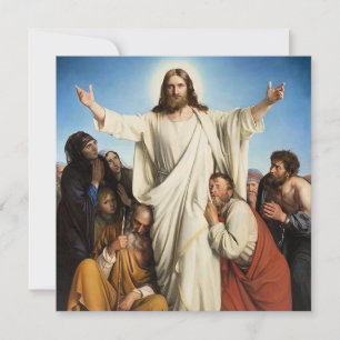 Tarjeta Festiva La famosa obra de arte de Carl Bloch, Consolator,