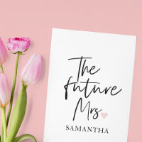 La futura Sra. y su nombre | Regalo de belleza mod