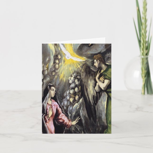 Tarjeta Festiva La gloria de dios (Anverso)