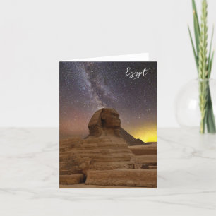 Tarjeta Festiva La Gran Esfinge De Giza
