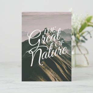 Tarjeta Festiva la gran naturaleza