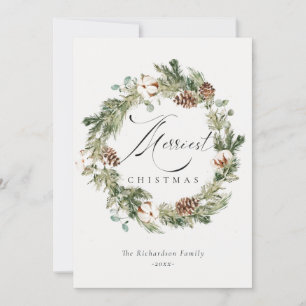 Tarjeta Festiva La guerra de los Navidades más valiosos de la pina