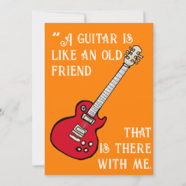 Tarjeta Festiva la guitarra QUOTE