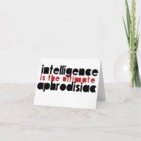 La inteligencia es el afrodisíaco supremo