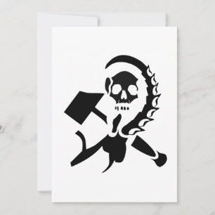 Tarjeta Festiva La invasión rusa de la malversación de tiburones y