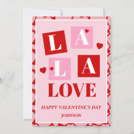 Tarjeta Festiva La La Love Couple Valentine’s Day Card