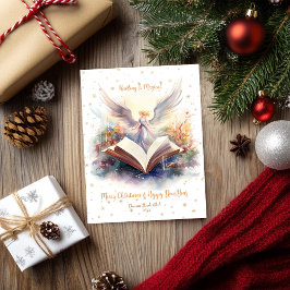 Tarjeta Festiva La lectura es un copo de nieve mágico Diseño