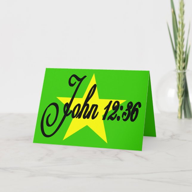 TARJETA FESTIVA LA LUZ DE NAVIDAD… (Anverso)
