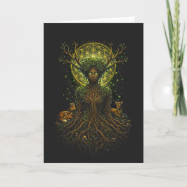 Tarjeta Festiva La Madre Verde