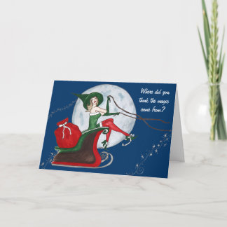 Tarjeta Festiva La magia de los Navidades
