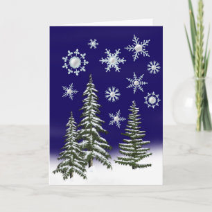 Tarjeta Festiva La magia de los Navidades de Golfer