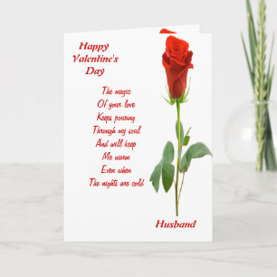 Tarjeta Festiva La magia de tu marido amoroso