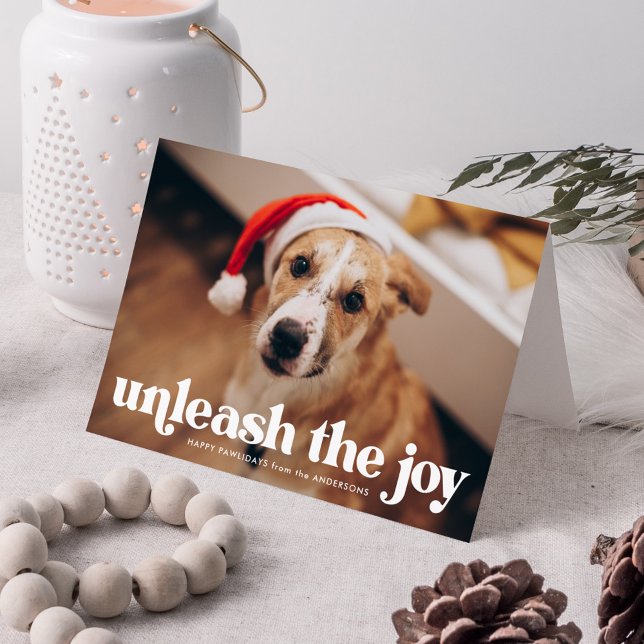 Tarjeta Festiva La Marina desata la foto del perro de la alegría (Subido por el creador)