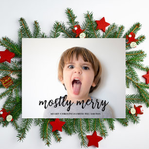 Tarjeta Festiva La mayoría de los Navidades de fotos divertidas de