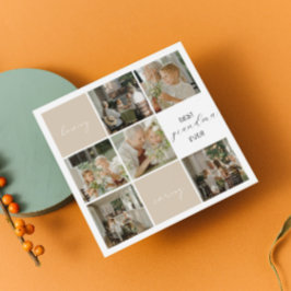 Tarjeta Festiva La mejor abuela del mundo | Colage de fotos | Moch