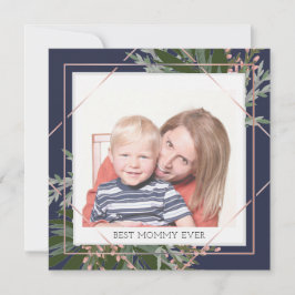 Tarjeta Festiva La mejor foto personalizada del Día de la Madre