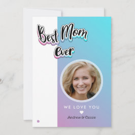 Tarjeta Festiva La mejor madre de todos los tiempos