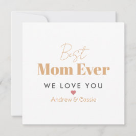 Tarjeta Festiva La mejor madre de todos los tiempos