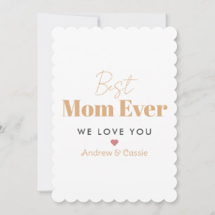 Tarjeta Festiva La mejor madre de todos los tiempos