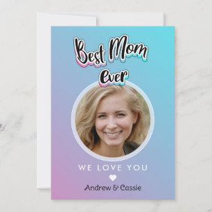 Tarjeta Festiva La mejor madre de todos los tiempos