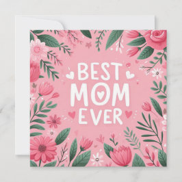 Tarjeta Festiva La mejor mamá del mundo