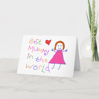 Tarjeta Festiva La mejor momia en mundo