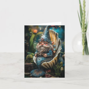 Tarjeta Festiva La metrófila de Merman en la concha - Unde
