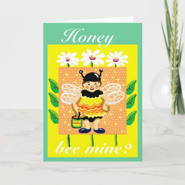 Tarjeta Festiva ¿La mía de abejas? (Anverso)