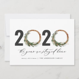 Tarjeta Festiva La moderna guerra de follaje de 2020 se quedó en c