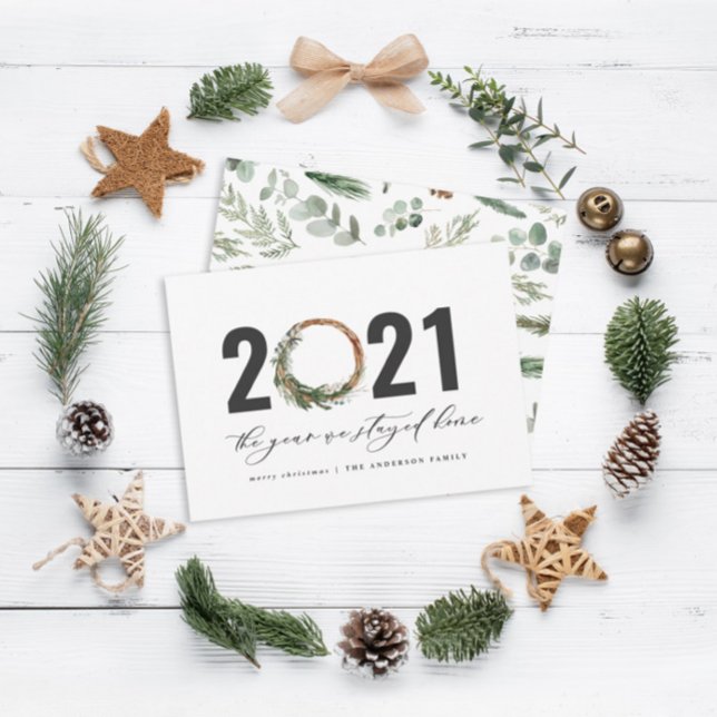 Tarjeta Festiva La moderna guerra de follaje de 2020 se quedó en c (Subido por el creador)