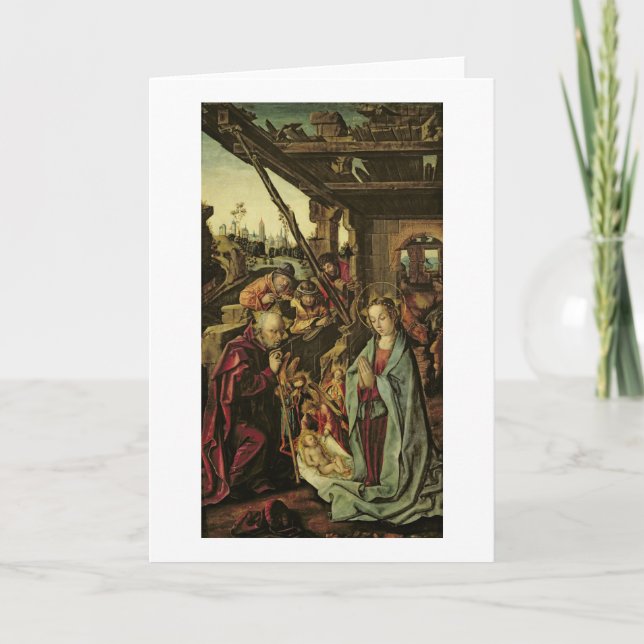 Tarjeta Festiva La natividad (Anverso)