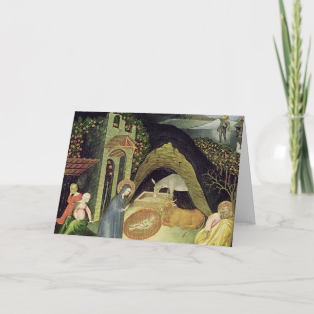 Tarjeta Festiva La natividad (Anverso)